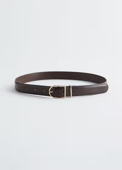 Leather Belt - Dark Brown - Accessories - & Other Stories GB | & Other Stories UK