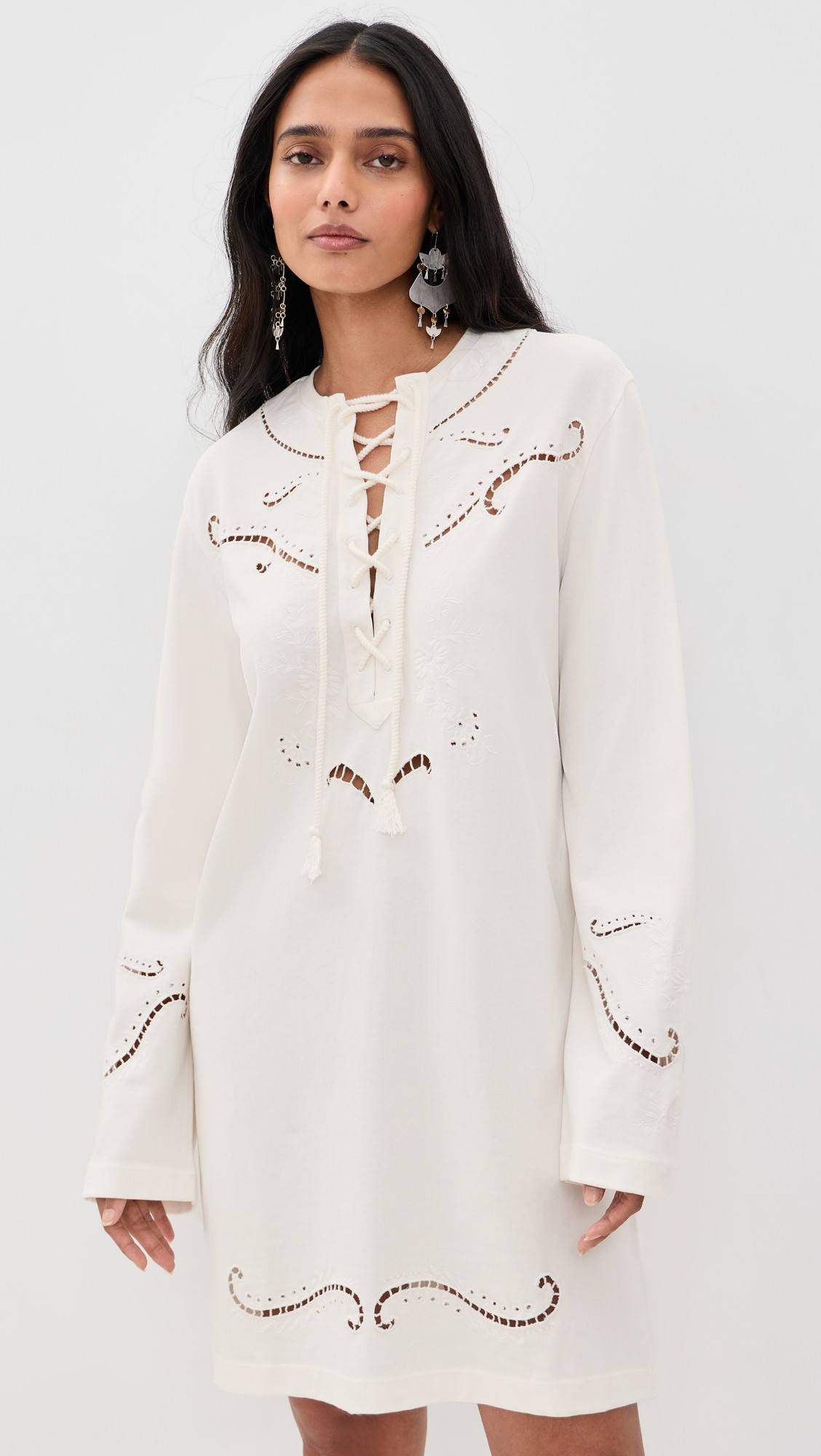 Isabel Marant Étoile Elka Dress Ecru XS | Shopbop