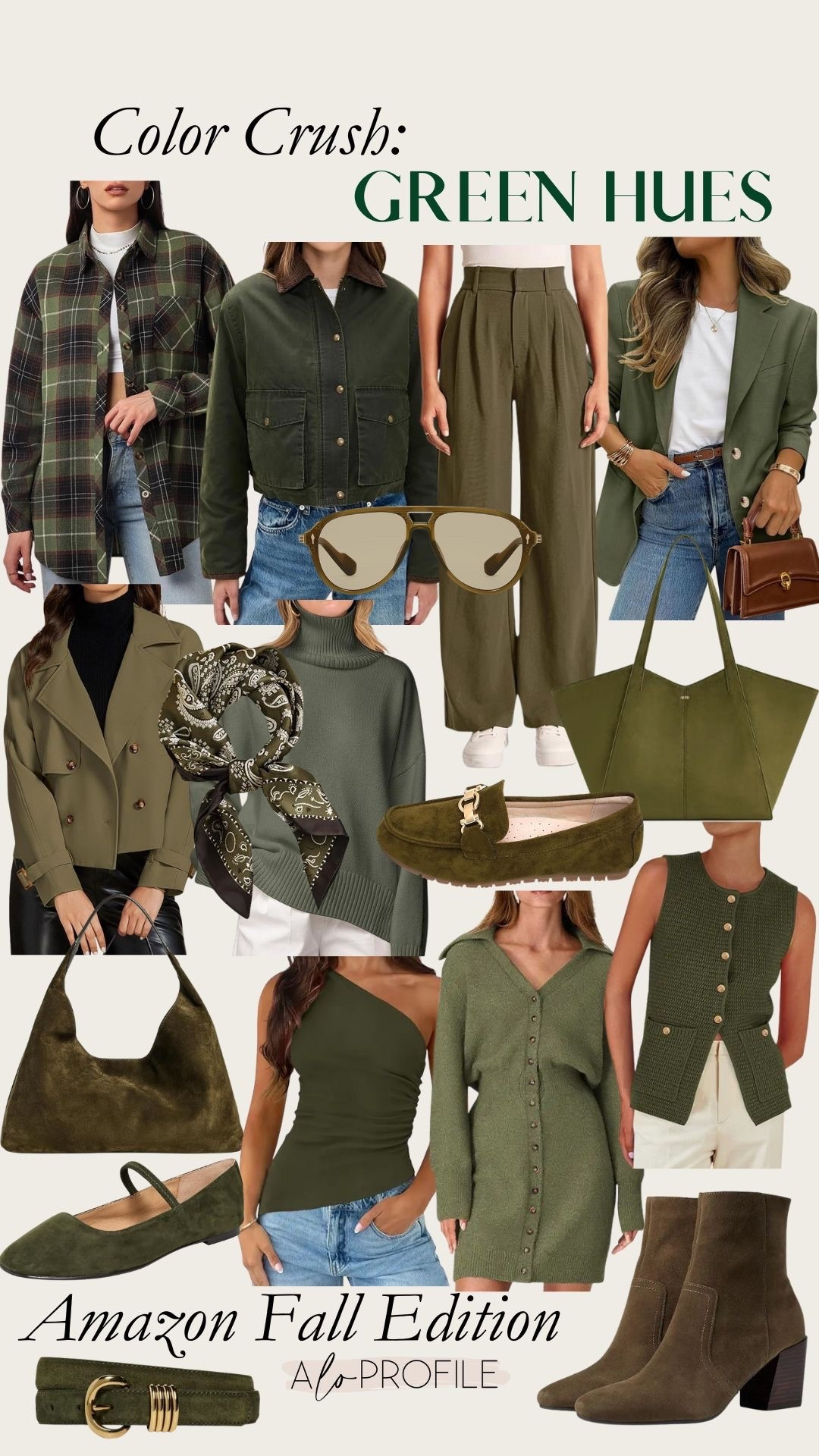 Fall Color Crush Combos: Green Hues🫒🥑🌳🍐Amazon finds, Amazon fashion, Amazon fall fashion, Amazon fall outfit, neutral outfits, neutral fall outfit, fall trends, fall color trends, fall wardrobe, affordable fall fashion