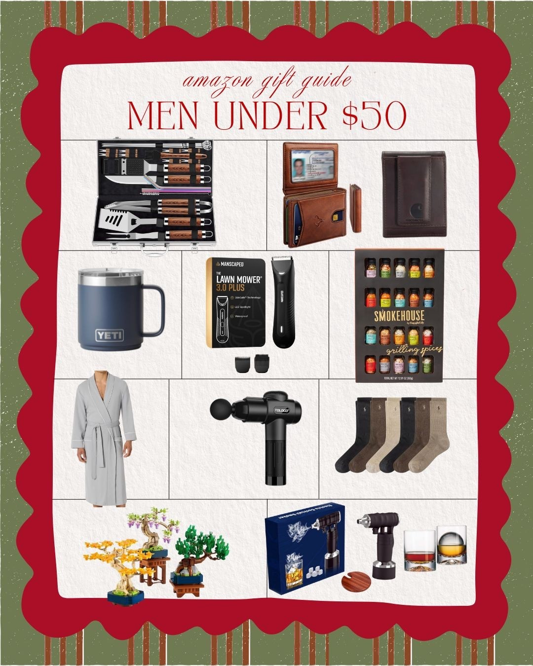 Amazon gift guide - Men’s Gifts under $50

#LTKHoliday #LTKGiftGuide #LTKSeasonal