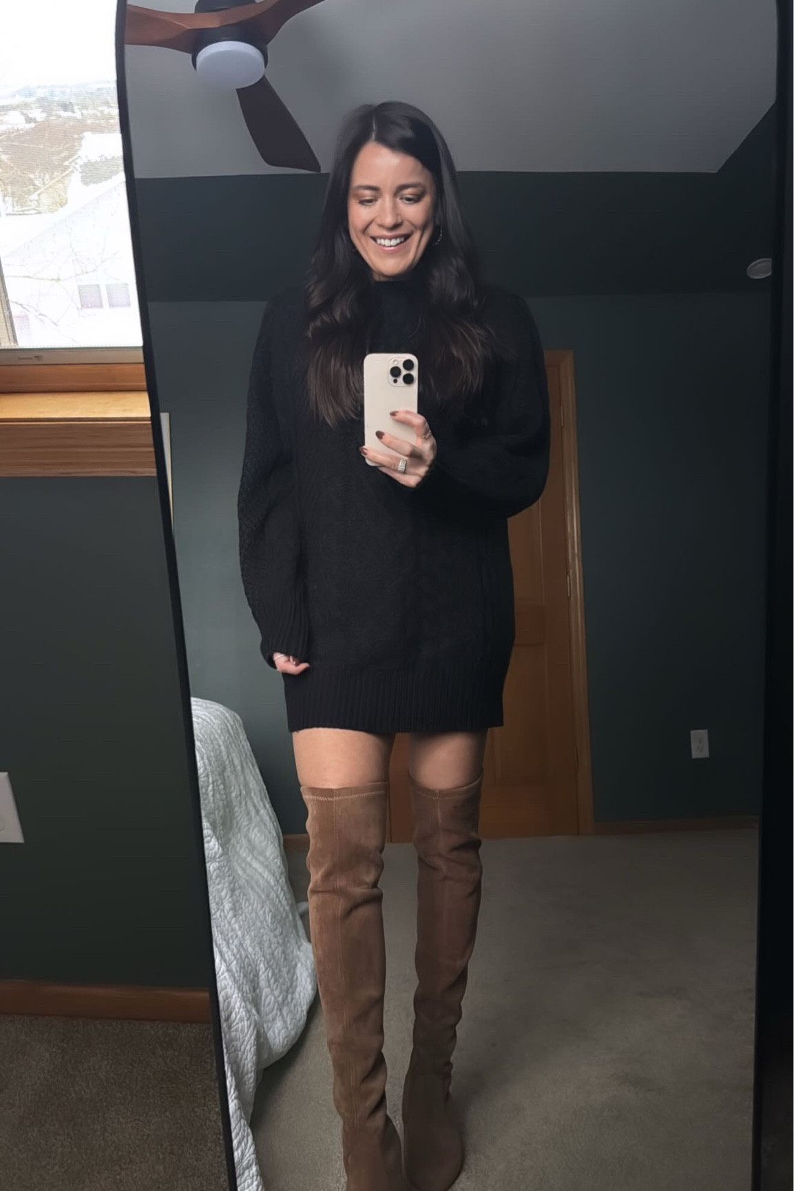 Perfect date night sweater dress! Runs TTS

#LTKFindsUnder50 #LTKStyleTip #LTKSeasonal