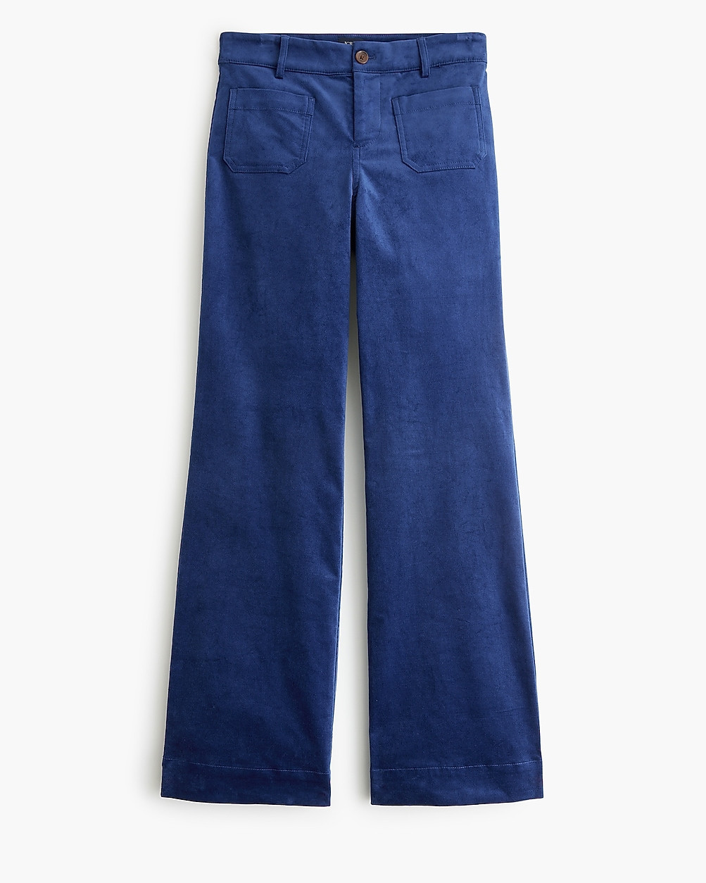 Petite velvet Lizzie patch-pocket pant | J.Crew Factory