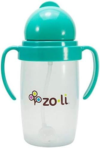 ZoLi BOT 2.0 | Siliflex Weighted Straw Sippy Cup, 10 ounces, Mint | Amazon (US)