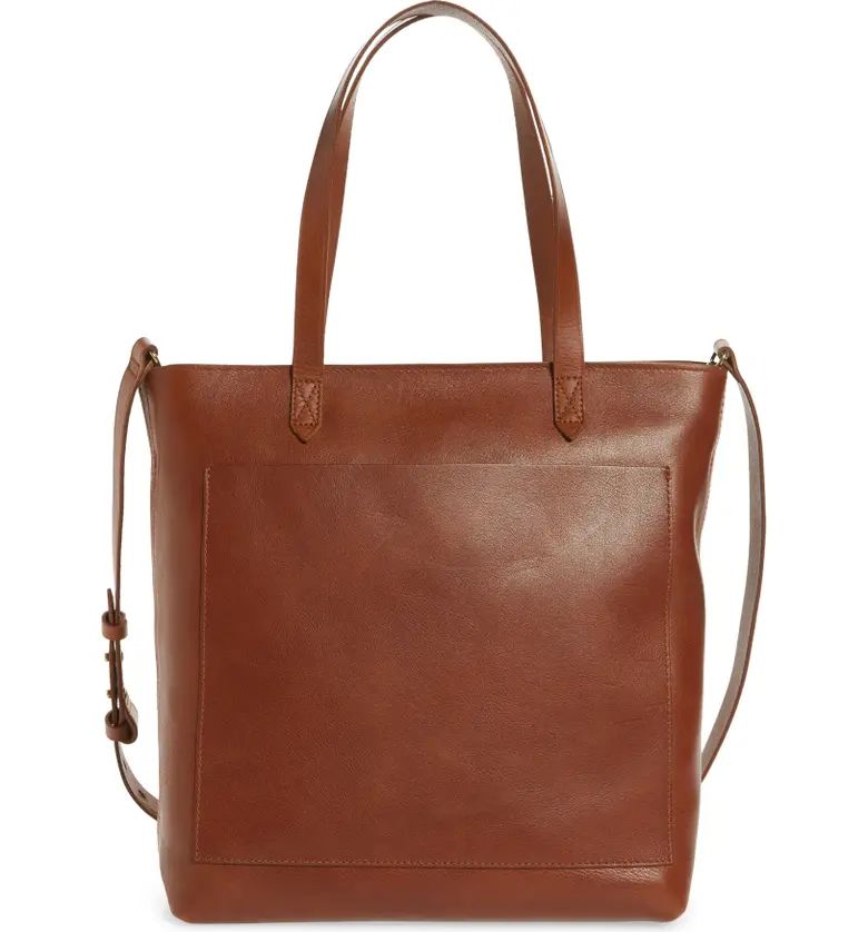 Madewell The Zip-Top Medium Transport Leather Tote | Nordstrom | Nordstrom