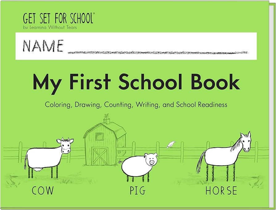 Learning Without Tears - My First School Book Student Activity Workbook, Get Set for School Progr... | Amazon (US)