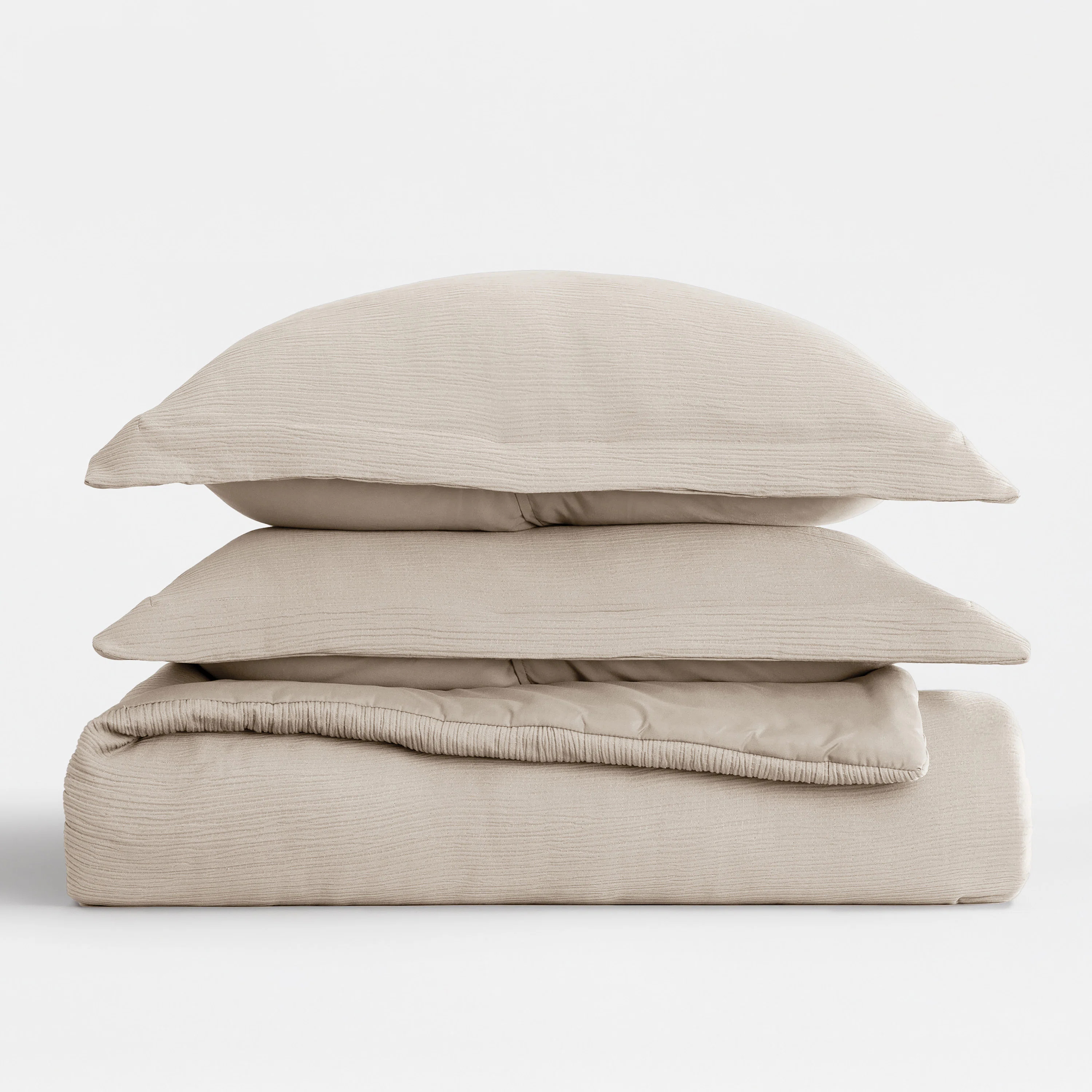 Cloud Gauze Textured 3 Piece Comforter Set | Wayfair North America