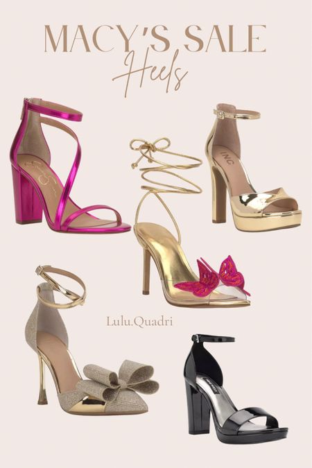 Black Friday sale. Macy’s sale. Heels. Wedding shoes. Cocktail shoes. Affordable fashion. Shoes for dressy occasions. Open toed heels. Gifts for her  

#LTKCyberWeek #LTKGiftGuide #LTKshoecrush