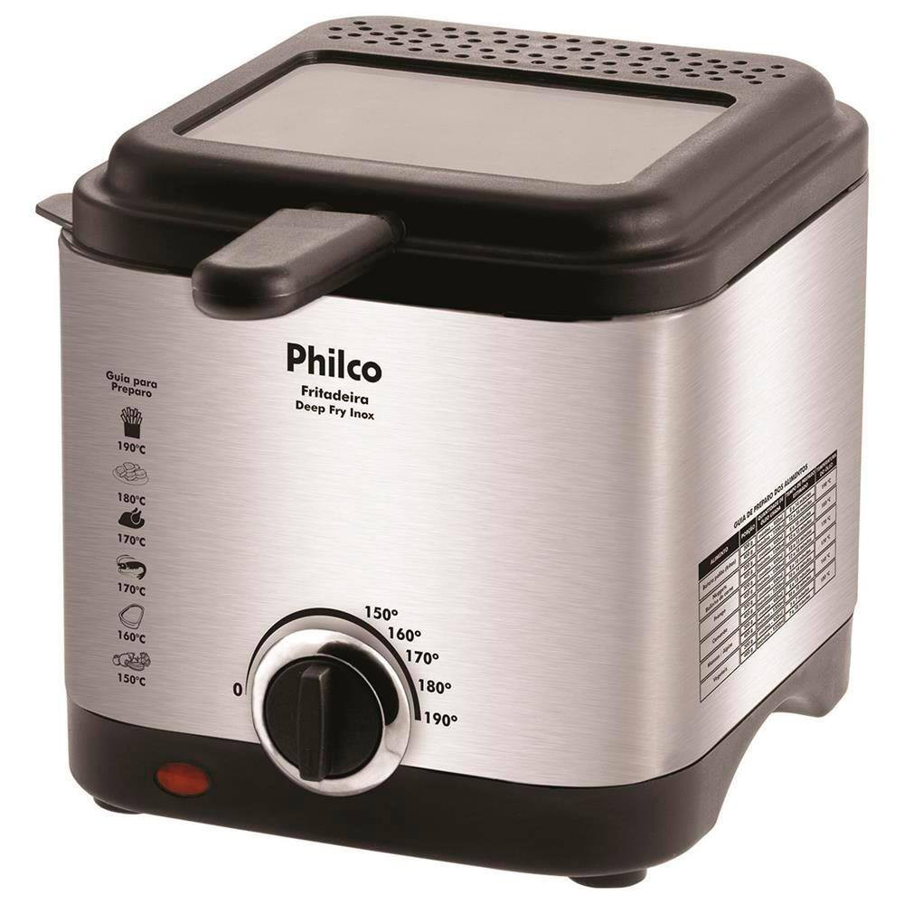 Fritadeira com Óleo Philco Deep Fry 1,8L - Inox | Casas Bahia (BR)
