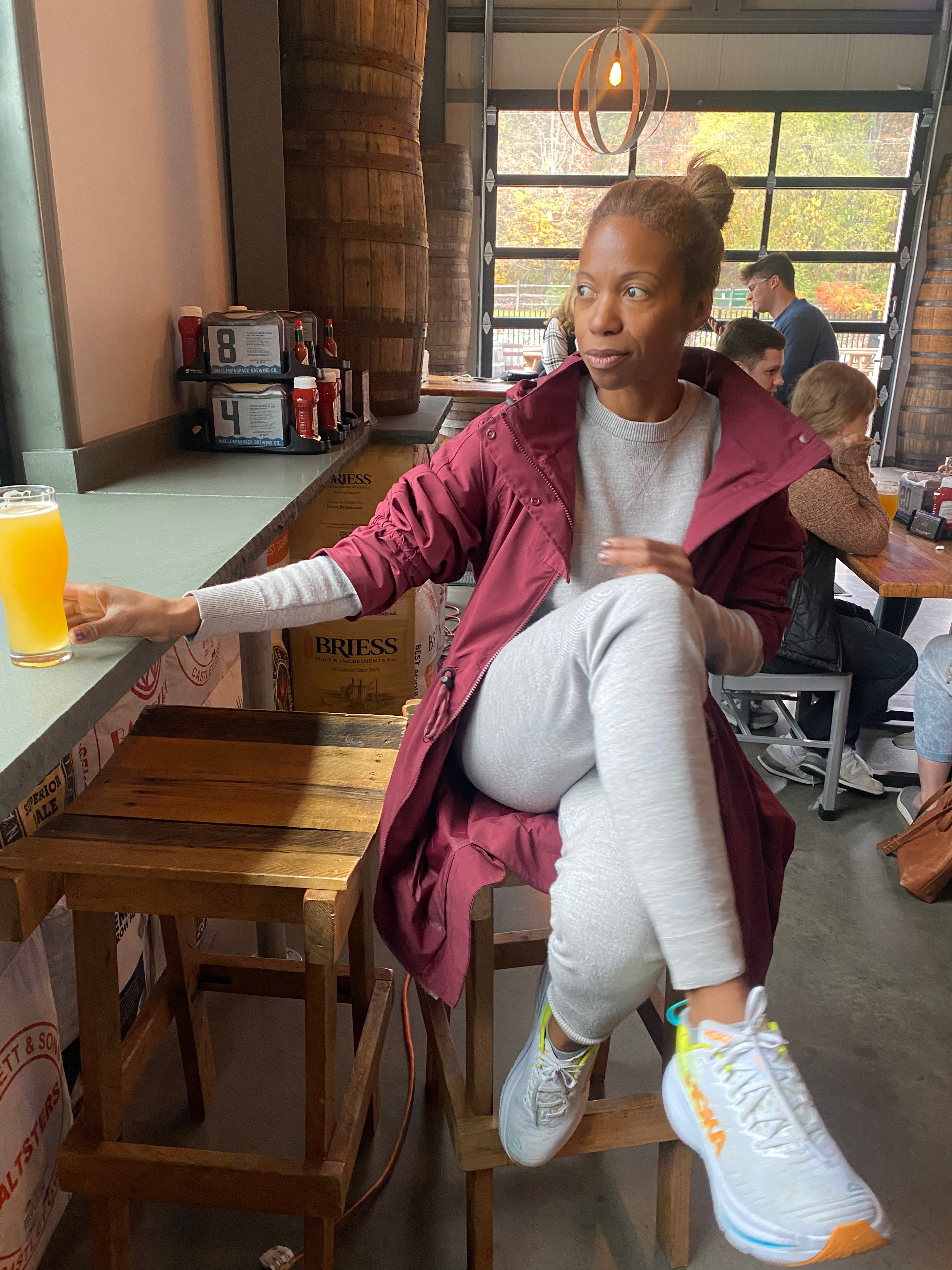 Crisp beer. Crisp weather. Crisp jacket. Sunday never looked so good. Double tap if your Sunday plan = 🏈 football +  🍺beer +  🧥layers.  

 #LTKFallSale #LTKSeasonal #LTKActive