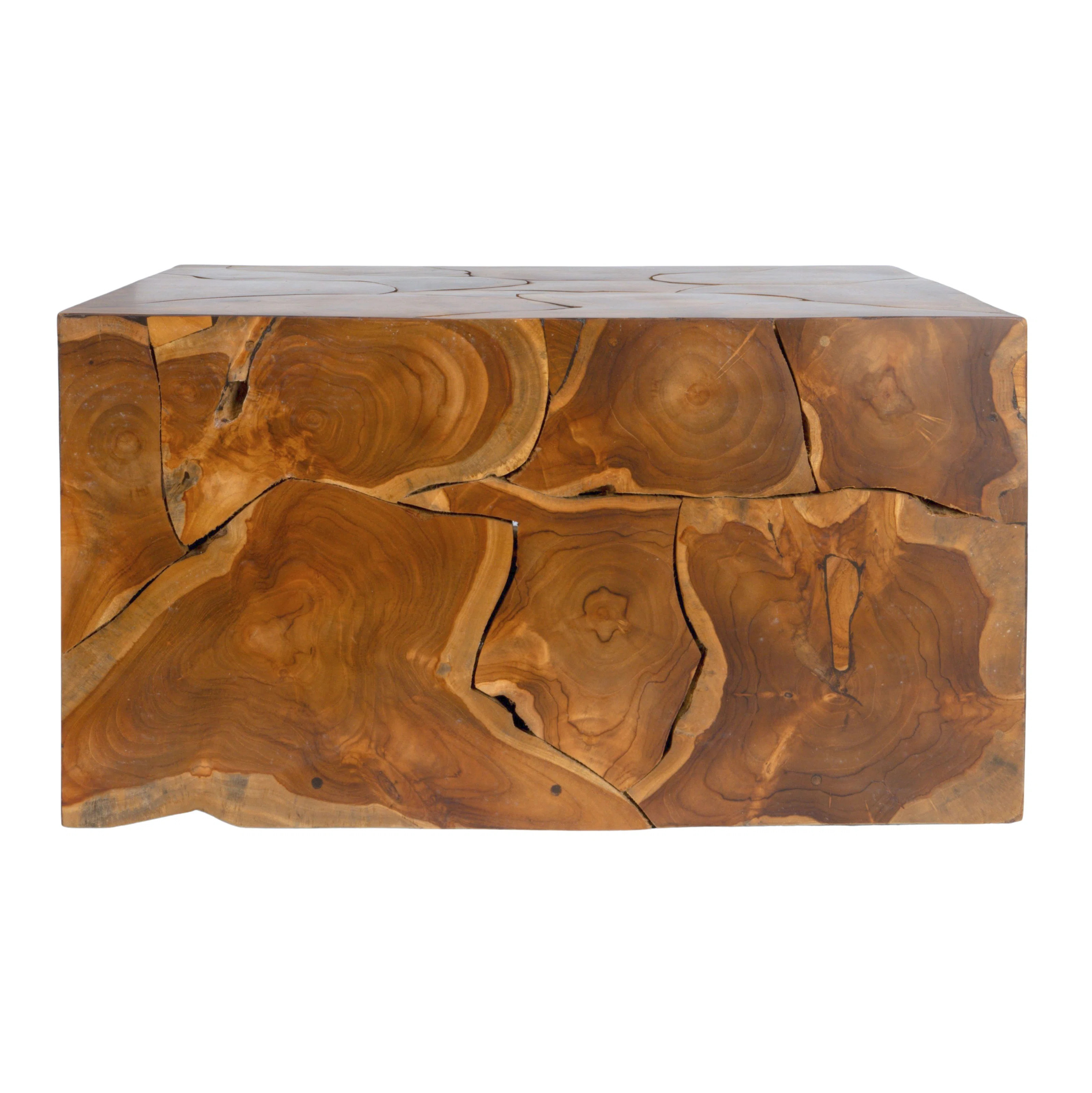 Mesa Teakwood Root Square Coffee Table, Natural | Wayfair North America
