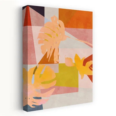 Contemporary Art Abstract Modern Organic Plant Landscape Art | Wayfair North America