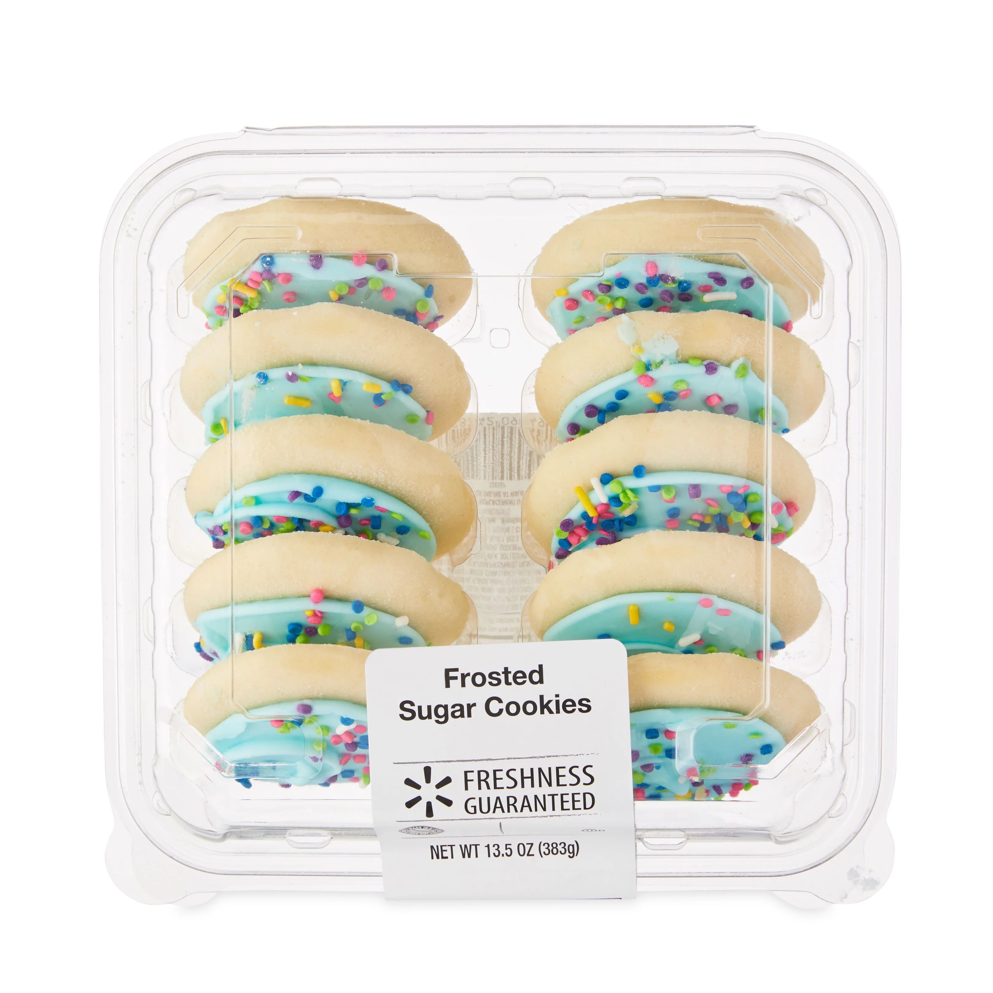 Freshness Guaranteed Frosted Sugar Cookies, Blue, 10 Count - Walmart.com | Walmart (US)