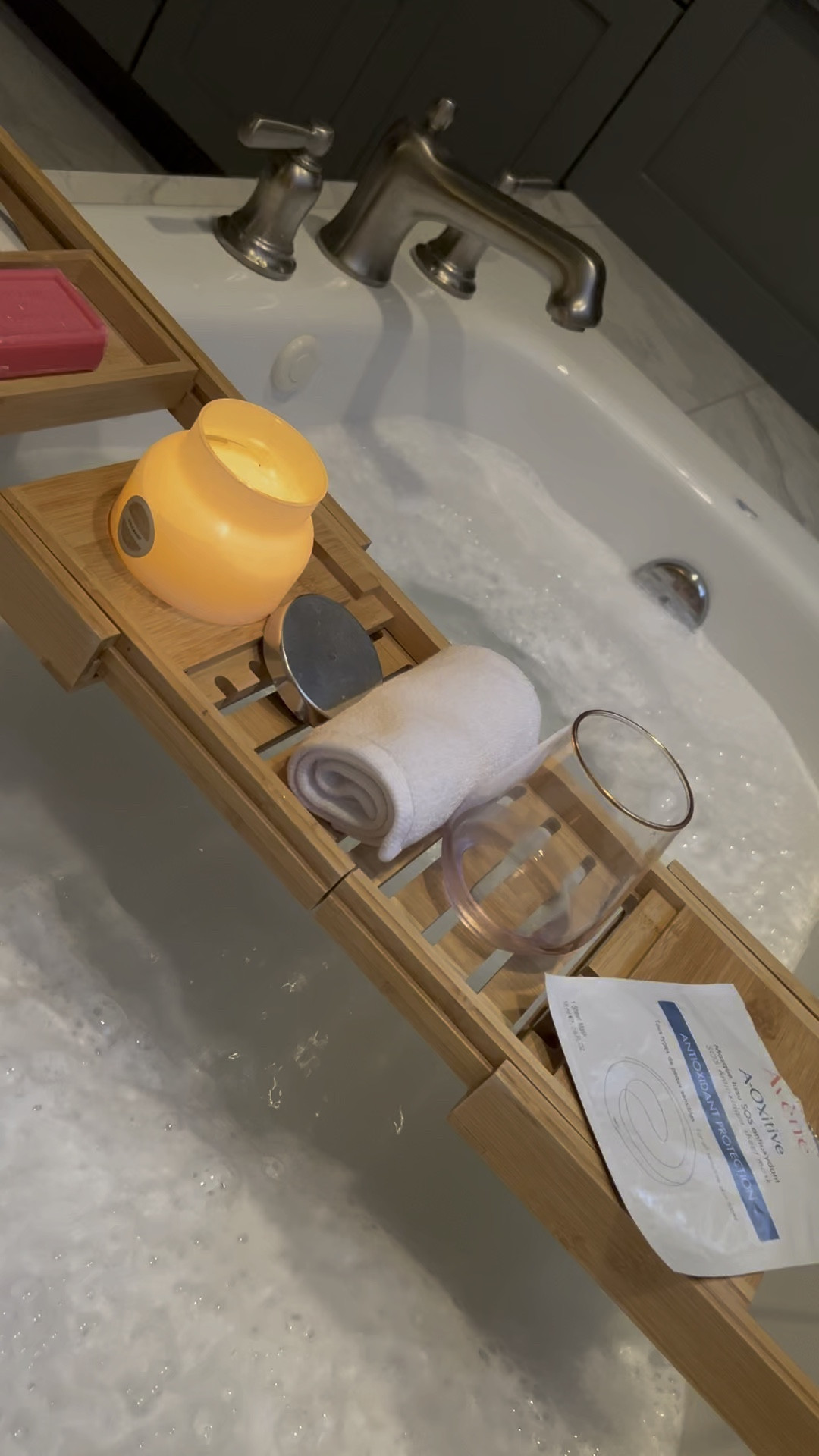 Use the fancy bath bomb
Unwrap the French soap 
Light the expensive candle 
Open the good wine 
Apply the luxury face mask 
Enjoy the special cream 

Make every day special. You deserve it! 

#LTKhome #LTKover40 #LTKbeauty