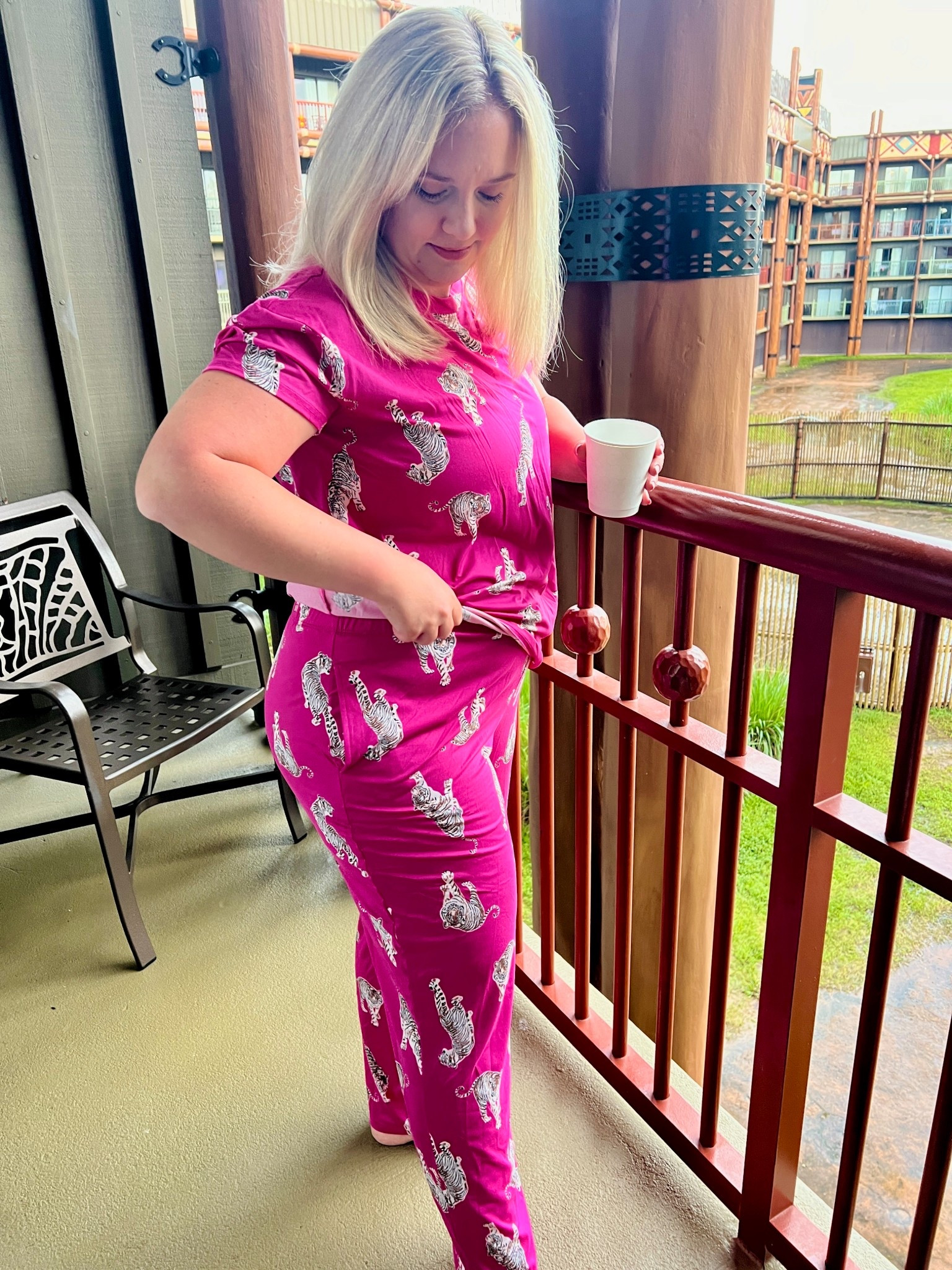 Love these girly pajamas for Disney World Animal Kingdom Lodge. Reminds me of baby Basko the tiger. I always bring this travel deep conditioner with me too.

Pajamas Walmart. Disney World pjs. Disney inspo. Mom Disney Outfit. Disney Animal Kingdom outfit.

#LTKStyleTip #LTKMidsize #LTKTravel