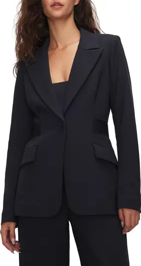 Bonded One-Button Blazer | Nordstrom