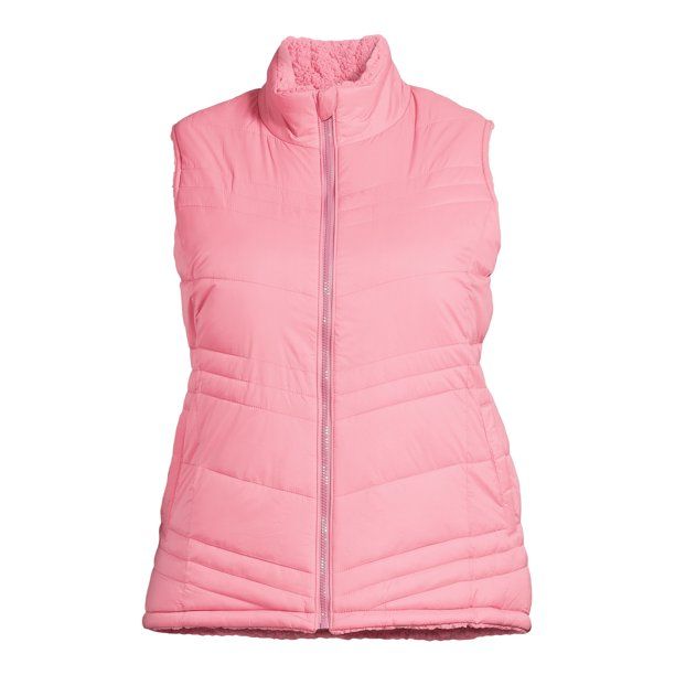 Time and Tru Women's and Women's Plus Size Reversible Vest | Walmart (US)