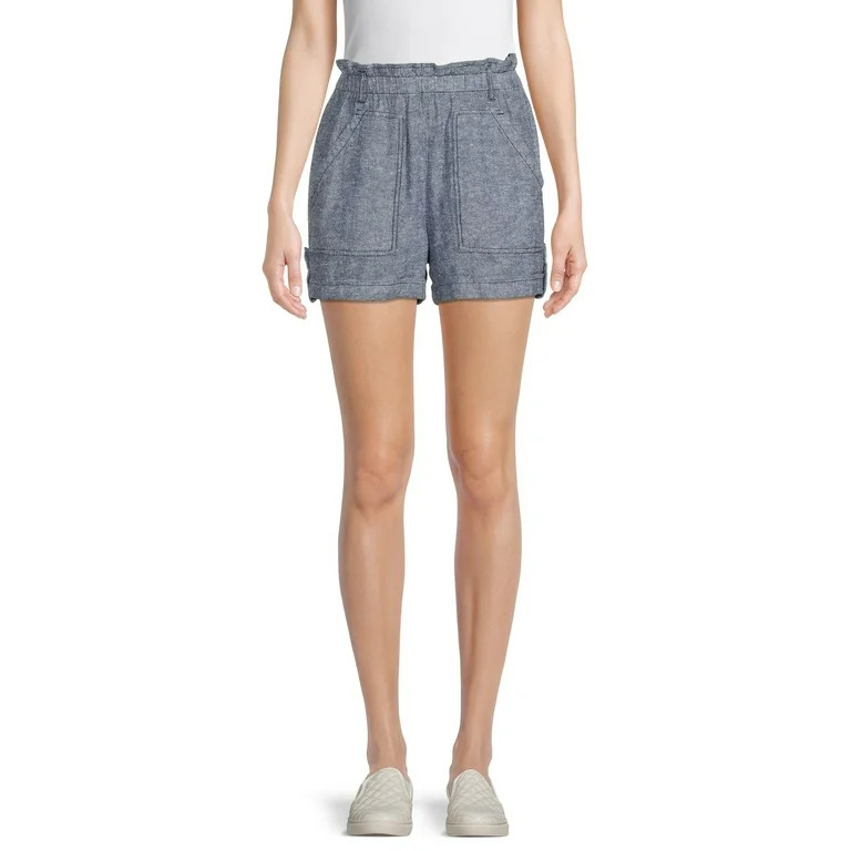 Time and Tru Women’s Linen Shorts | Walmart (US)