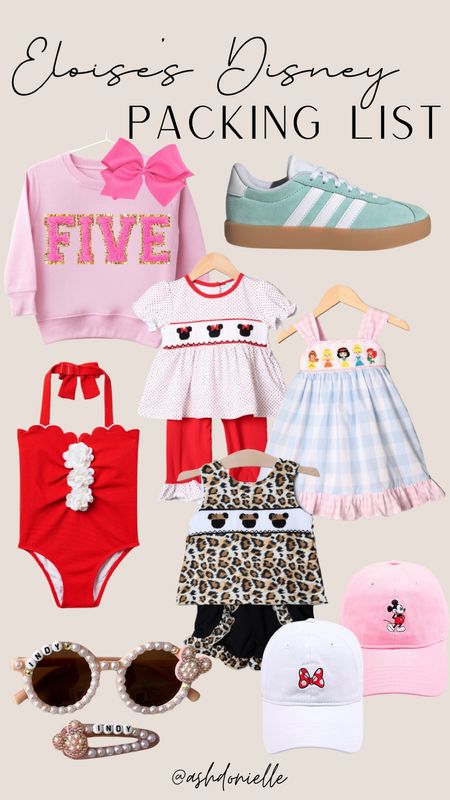 Eloise’s Disney packing list - kid clothes - Disney kids outfits - kids disney outfits ideas - Disney accessories 

#LTKkids #LTKSeasonal #LTKtravel