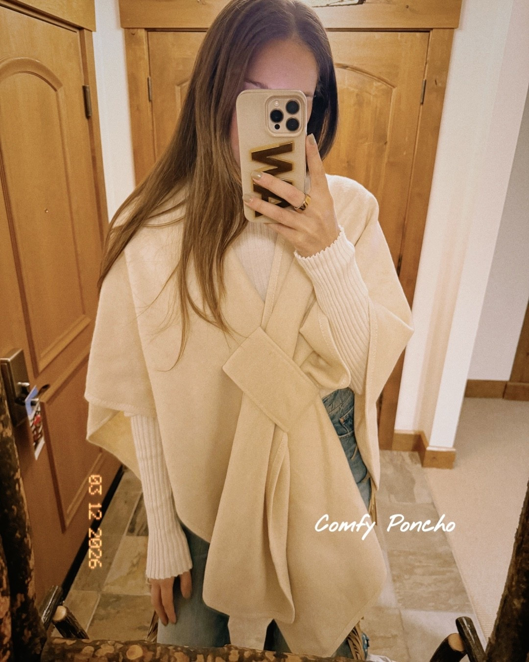 This chic poncho is the perfect layering piece. Also comes in black. 

#LTKdayinmylife #LTKTravel