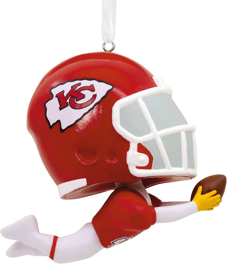 Hallmark NFL Kansas City Chiefs Bouncing Buddy Christmas Ornament | Amazon (US)