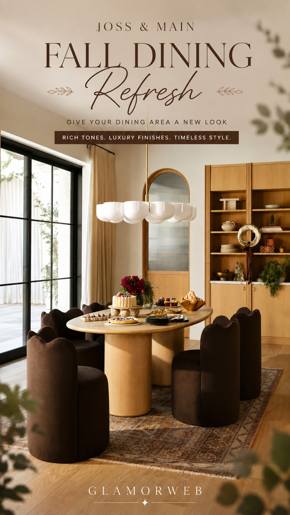 Not me wanting to redo my whole dining room after seeing this 😍🍂 Joss & Main fall collection is giving cozy luxury in the BEST way. Think marble dining tables, rich wood finishes, and those perfect statement dining chairs that instantly elevate your space 🤎 Whether you love modern or classic vibes, these pieces make your dining area feel warm, inviting, and sooo expensive-looking ✨

#jossandmainfinds #falldecor #diningroomstyle #luxuryhomevibes #diningtabledecor #marbletable #woodfurniture #homerefresh #fallhomeinspo #cozyseason #interiorgoals #neutraldecor #moderninteriors #diningroomideas #homeaesthetic #ltkdecor #ltkhomeinspo #ltkstyle #homeupdates #fallstyling #warmtones #cozyhomeideas #homedetails #decorgoals #fallinteriors #styledhome #elevatedliving #homesofinstagram 

 #LTKSeasonal #LTKHome #LTKSaleAlert