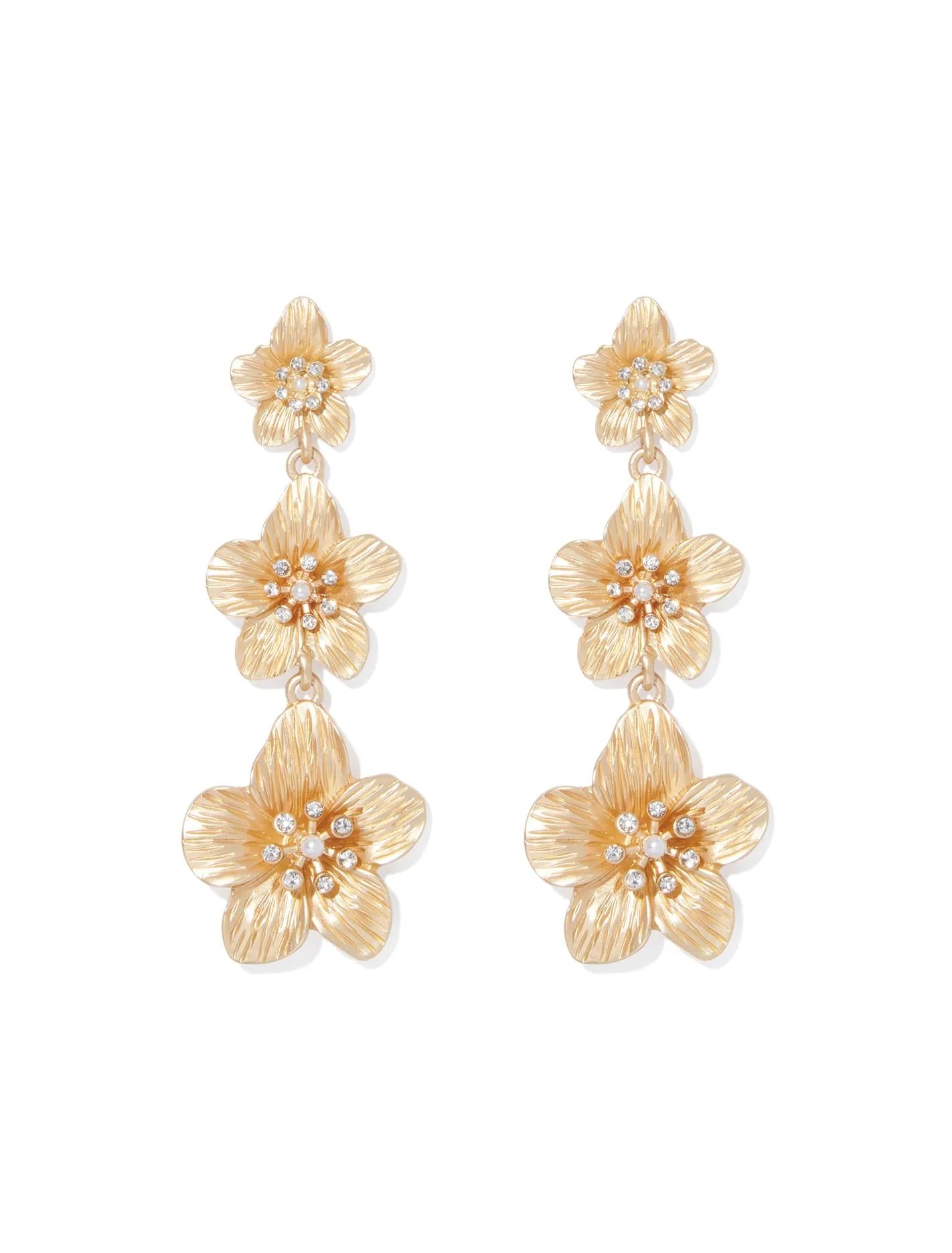 Sheva Flower Drop Earrings | Forever New (AU)