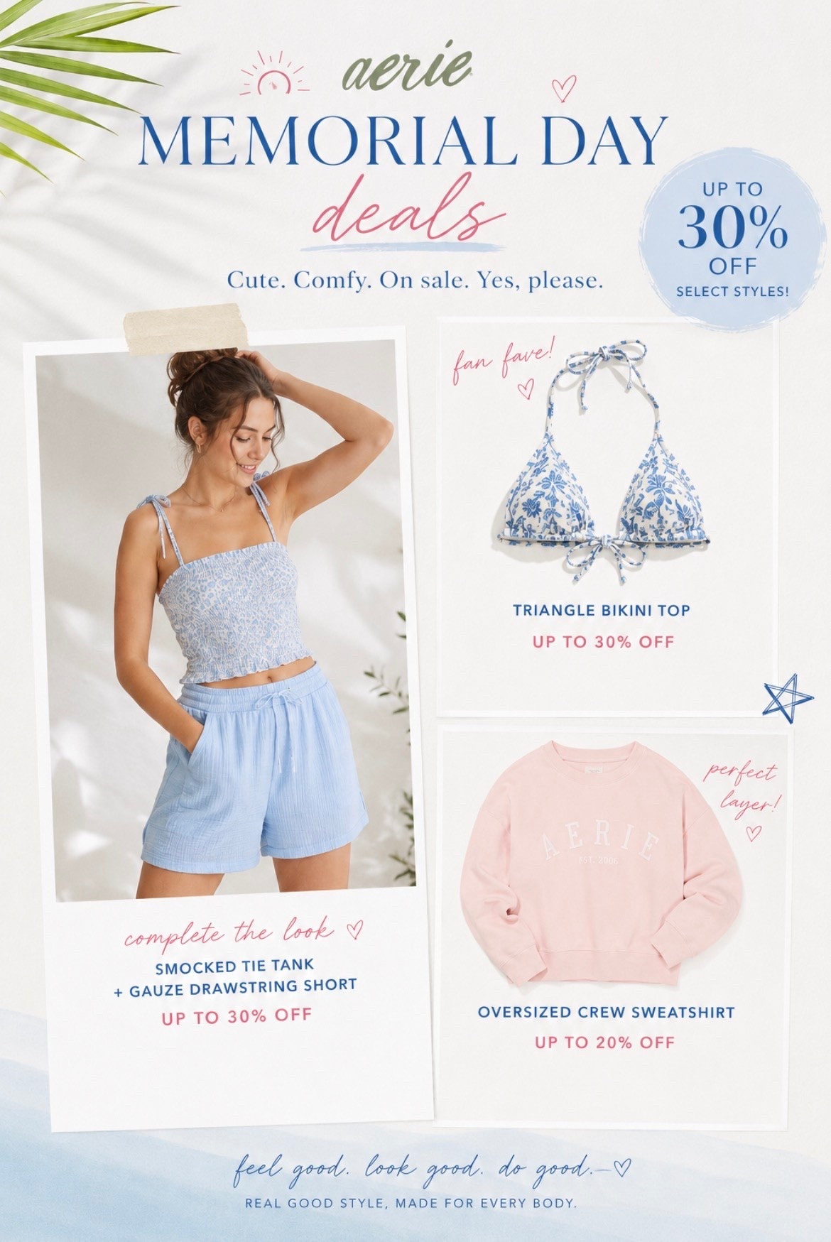 @Aerie Memorial Day sale is on! 30-50% off everything! 

Shop some finds below!

#LTKPetite #LTKOver40 #LTKootd