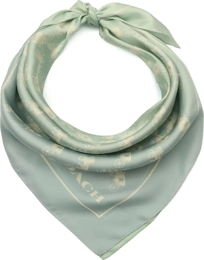 Horse & Carriage Ombré Silk Square Scarf | Nordstrom