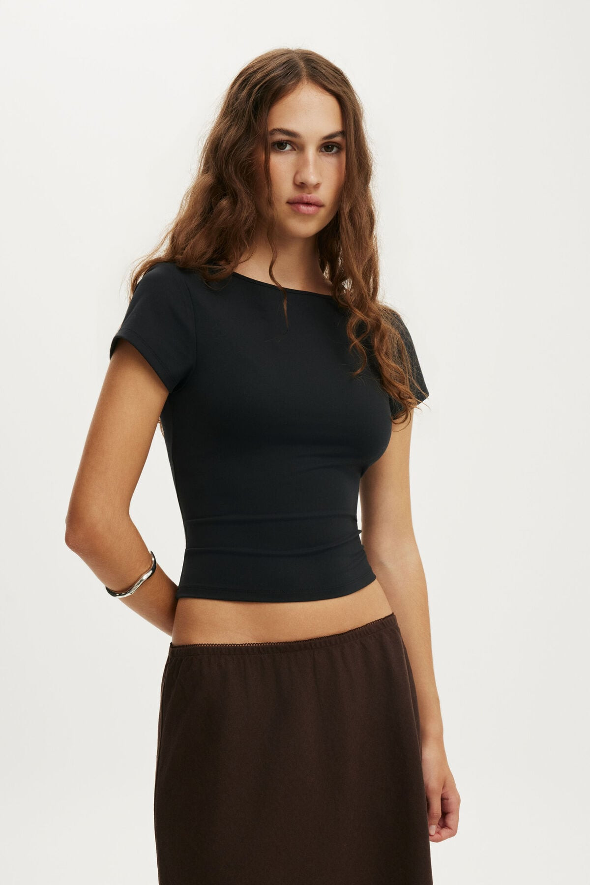 Hold Me Scoop Back Tee | Cotton On (US)