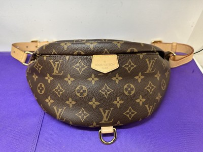 Louis Vuitton Bum Bag Black Interior Belt Bag Brown Canvas | eBay US