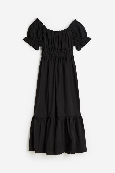 Off-the-shoulder Cotton Dress | H&M (US + CA)