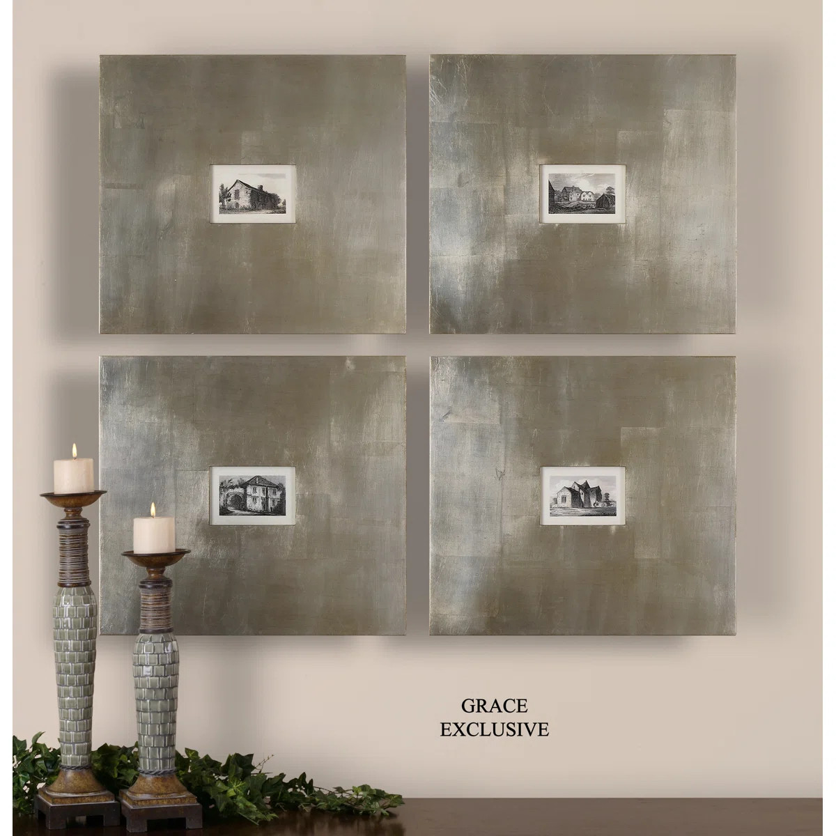 " Historical Buildings I, II, III And IV " 4 - Pieces | Wayfair North America