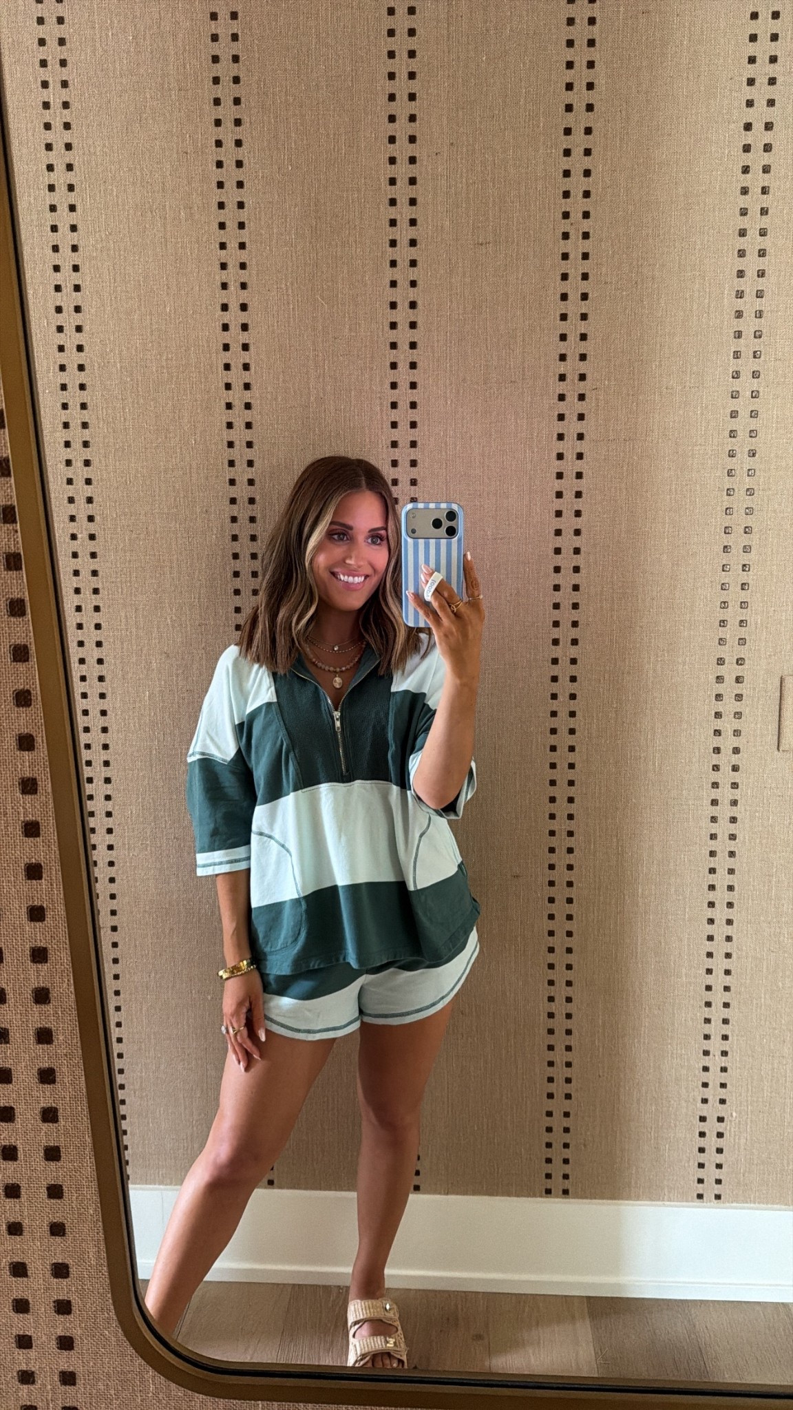 Just got my Amazon order in with lots of comfy everyday sets I can wear this summer- currently 16 weeks pregnant, and love these easy and comfy outfit looks! I’m wearing an xs in this set 

#LTKootd #LTKPetite #LTKSeasonal