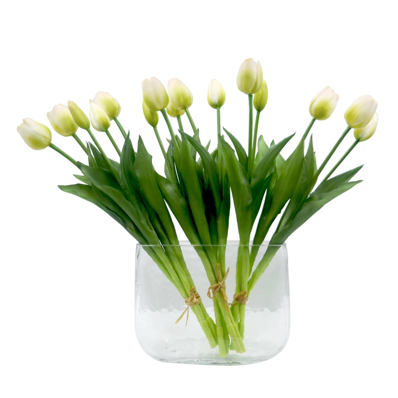 15pcs Artificial Tulips Flowers, Fake Tulips Real Touch, Faux Latex Bouquets, for Party Wedding H... | Amazon (US)