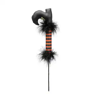 15" Black & Orange Witch Leg Pick by Ashland® | Michaels | Michaels Stores