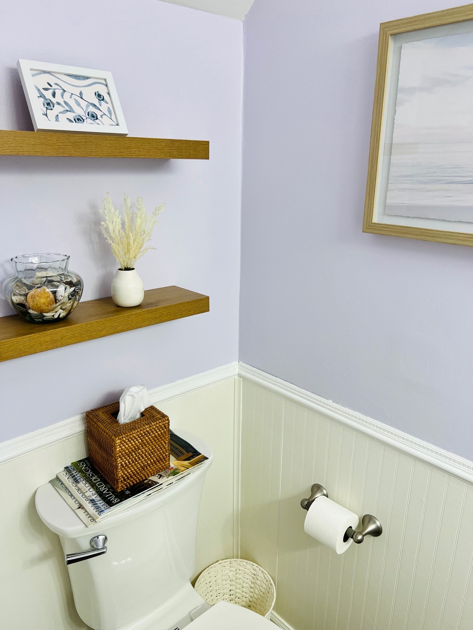Coastal Bathroom || Coastal Decor || Floating Shelves

#LTKHome