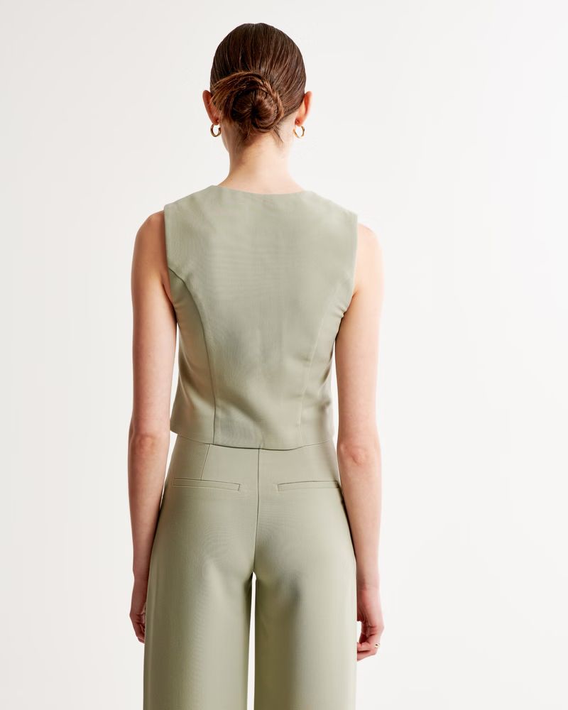 Tailored Vest Set Top | Abercrombie & Fitch (US)