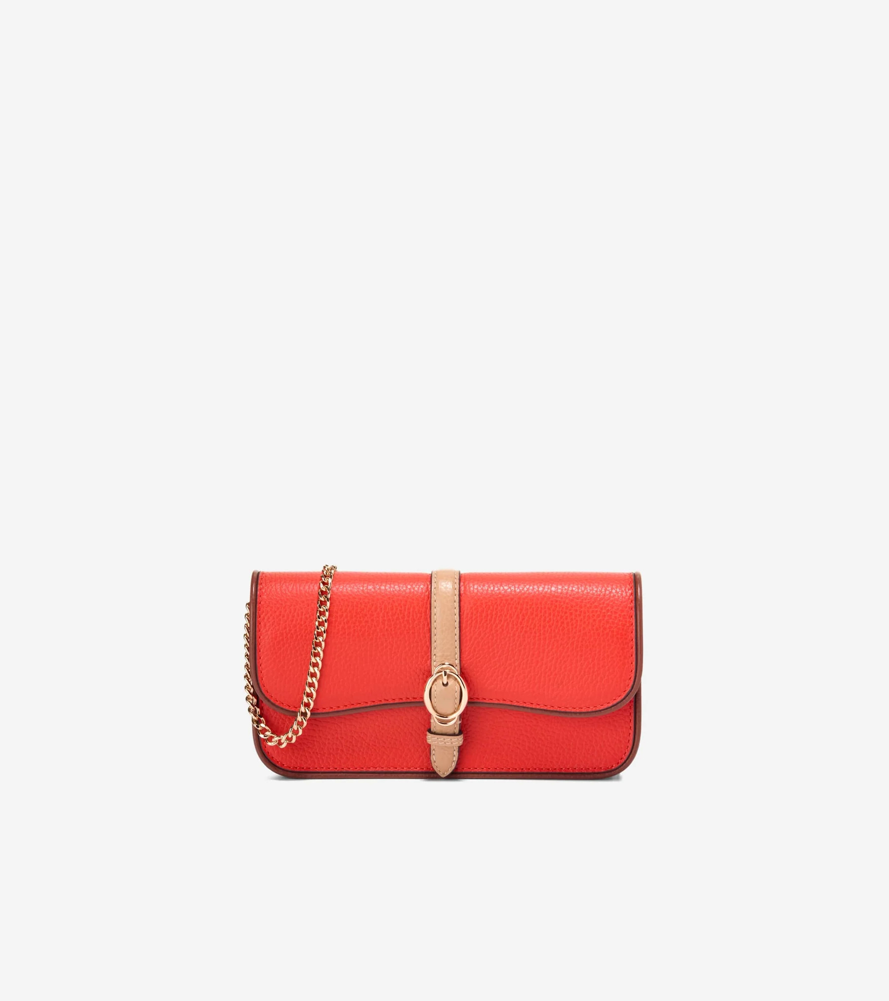 Women's Alexandria Wallet On A Chain in Red | Cole Haan | Cole Haan (US)