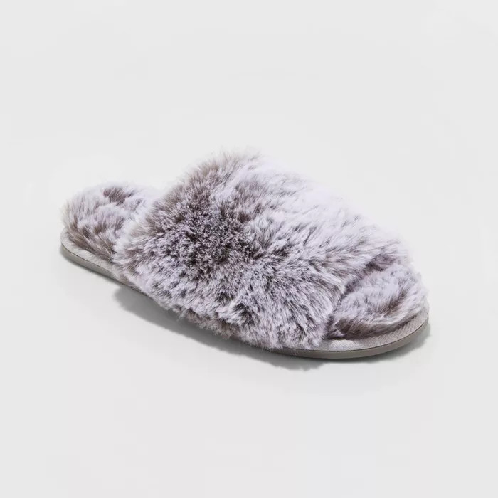 Women's Capri Faux Fur Slide Slippers - Stars Above™ | Target