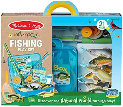 Melissa & Doug Let’s Explore Fishing Play Set – 21 Pieces | Amazon (US)