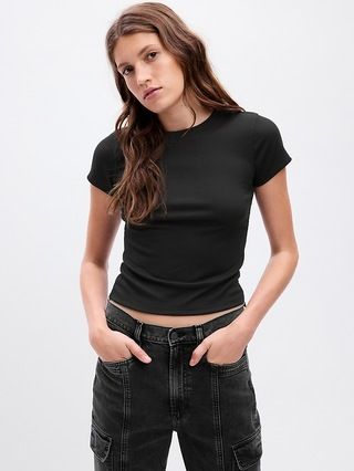 Mini Rib Crop T-Shirt | Gap (US)