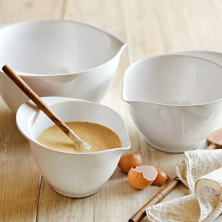 Melamine Mixing Bowls with Spout, Set of 3 | Williams-Sonoma