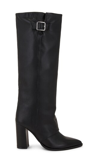 Brailey Boot in Black Leather | Revolve Clothing (Global)