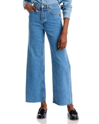 High Rise Cropped Wide Leg Jeans in Runyon | Bloomingdale's (US)