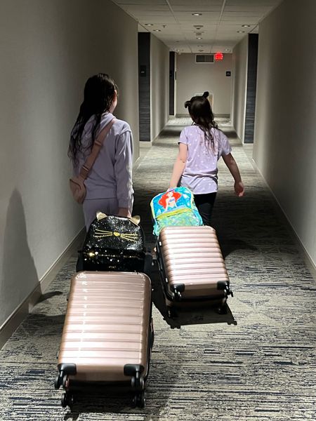 The cutest matching rose gold suitcases for the girls! Carry on size. 

#LTKGiftGuide #LTKtravel #LTKkids
