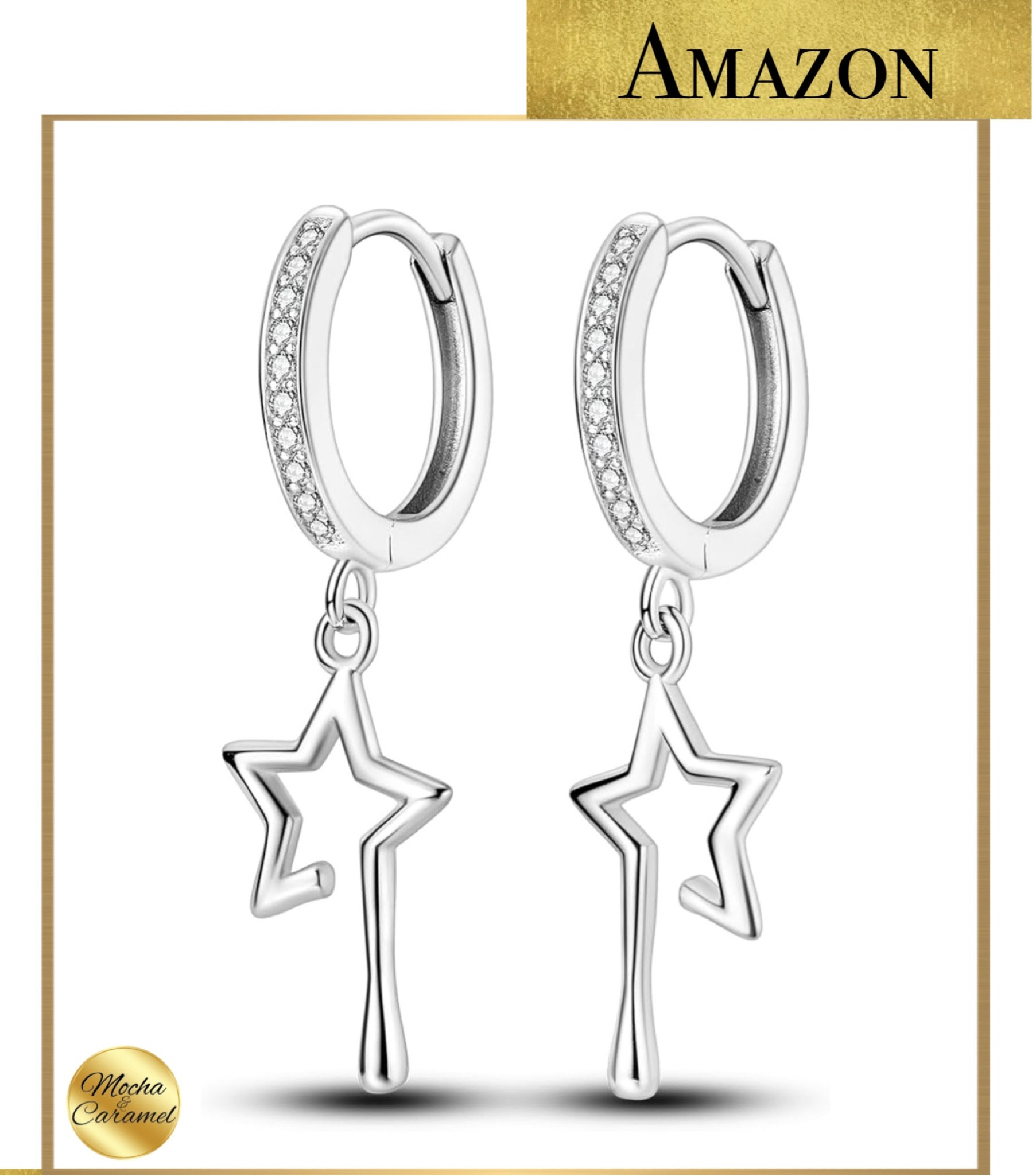 Amazon • Sterling Silver Dangle Drip Star Earrings

#LTKSeasonal #LTKstyletip #LTKfindsunder50