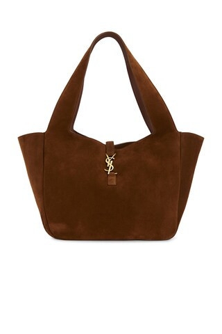 Saint Laurent Bea Tote Bag in Cognac | FWRD 