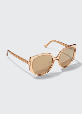 Loewe Flower Acetate Sunglasses | Bergdorf Goodman