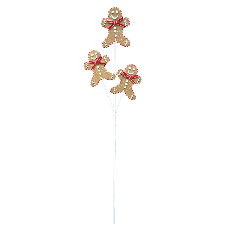 Gingerbread Lane Gingerbread Man Stem, 30" | At Home
