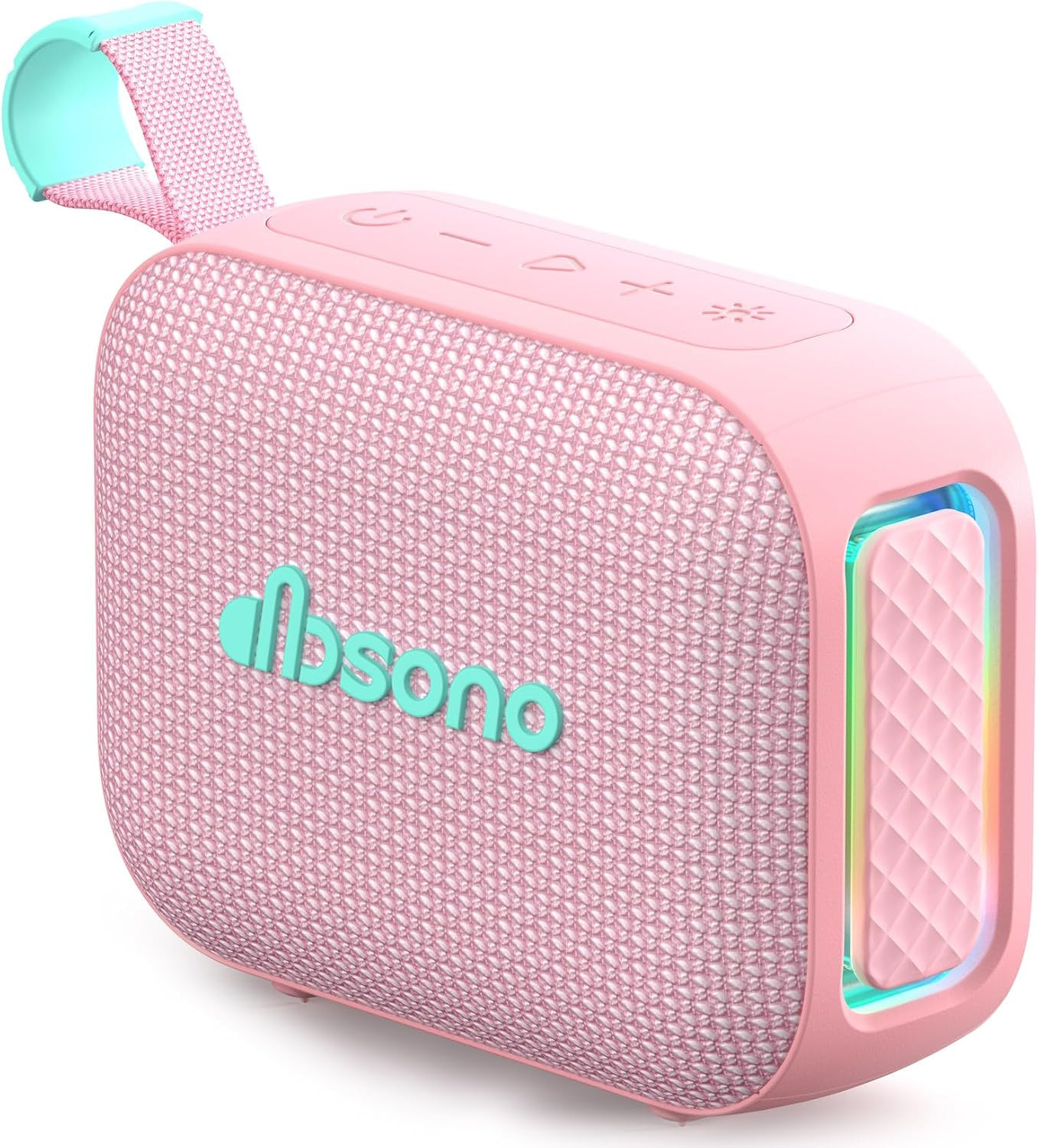 dbsono Portable Bluetooth Speaker Line-in Support: IPX5 Waterproof, Pink | Amazon (US)